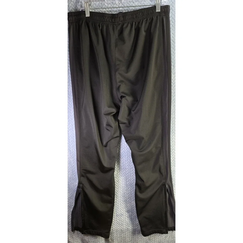 Adidas Primegreen Mens XL Black Track Pants Ankle Zip‎ Soccer Joggers FL4870